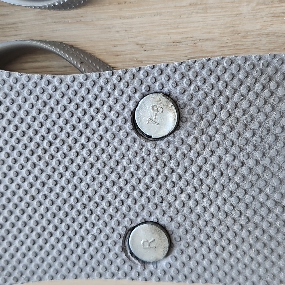 Silver Flip Flops - Picture 5 of 6
